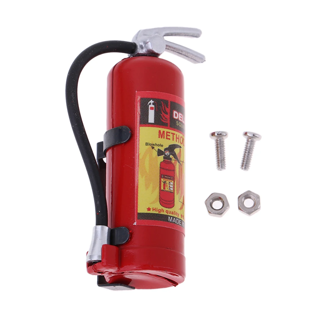 MagiDeal 1/10 Scale RC Vehicle Toy Crawlers Fire Extinguisher for Traxxas SCX10 D110 D90 Accessory