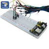 3,3 V/5 V MB102 Breadboard power module + MB-102 830 puntos del prototipo de Solderless pan kit Junta 65 cables de puente flexibles ► Foto 1/6