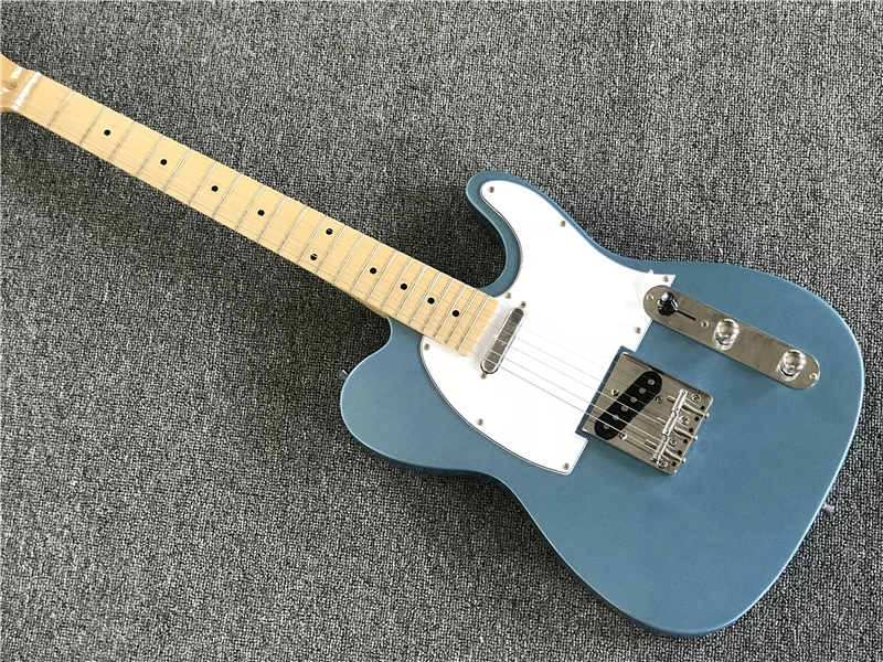 

Top quality factory custom New Arrival F telecaster blue Gold color Electric Guitar Free Shipping