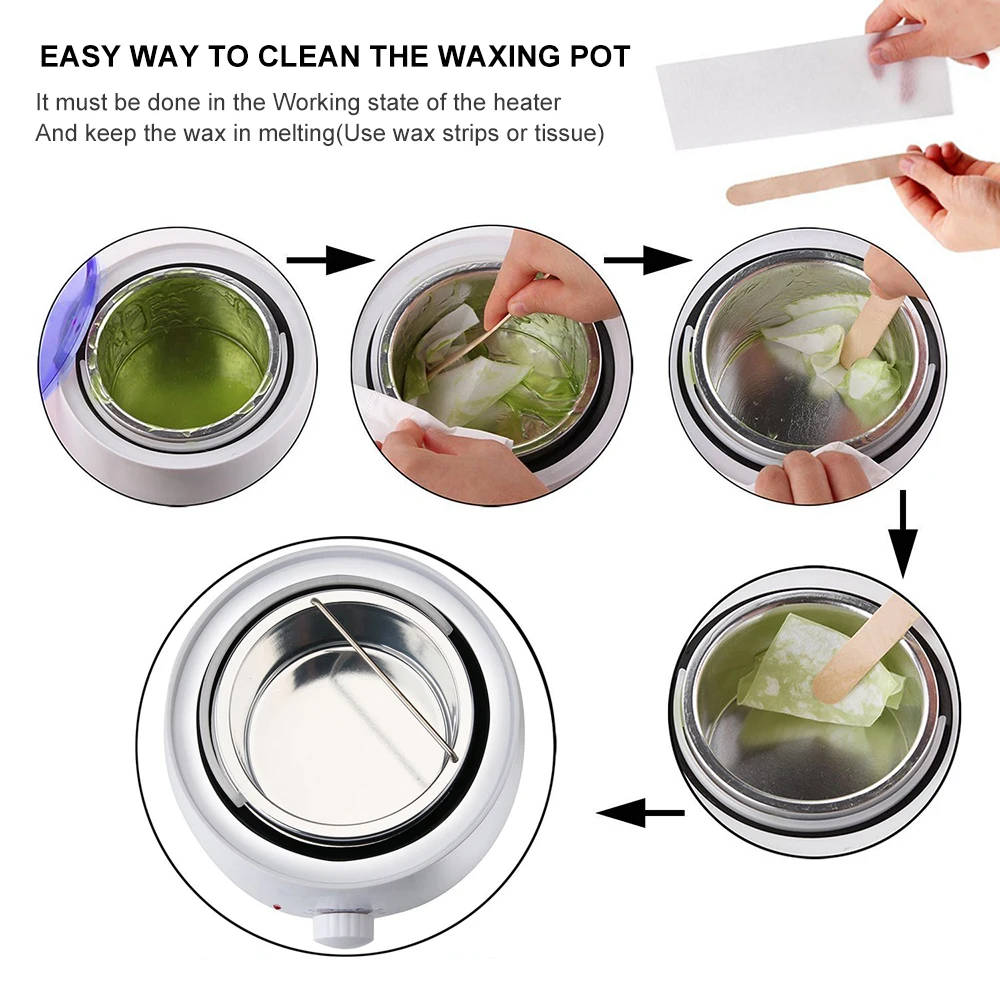 Professional Hair Removal Cream Heater 100g Wax Beans Wax Machine Warmer Heater Professional Mini SPA Hands Feet