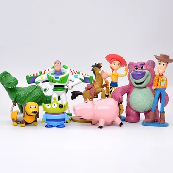 

Disney Toy Story 4 toys Pixar Woody Buzz Lightyear Forky Jessie Alien toy story decoration Model Toys For Children Gift