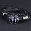 MAOKE-pulsera luminosa de 12 constelaciones para hombre y mujer, brazaletes de cuero de moda, joyería para parejas, regalos 2022 ► Foto 1/6