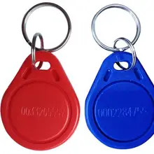 100 шт./лот) 125 кГц близость EM4100 радиочастотные бирки для ключей брелок EM ID кольцо карты Жетоны доступа брелок только для чтения