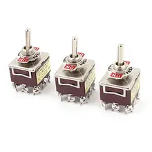 3 шт. AC 250 В 15A 380 В 10A 9 терминалов на OFF-на 3 позиции 3PDT Переключить коммутатор 303