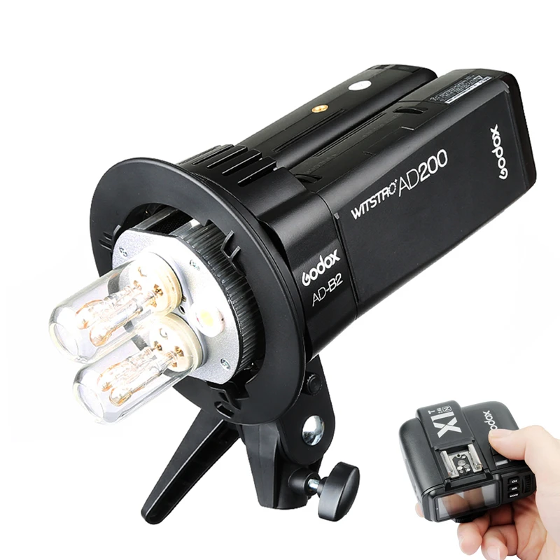 Godox-Pocket-Outdoor-Flash-2PCS-AD200-2-4G-Wireless-200WS-TTL-HSS-1-8000s-sync-AD_