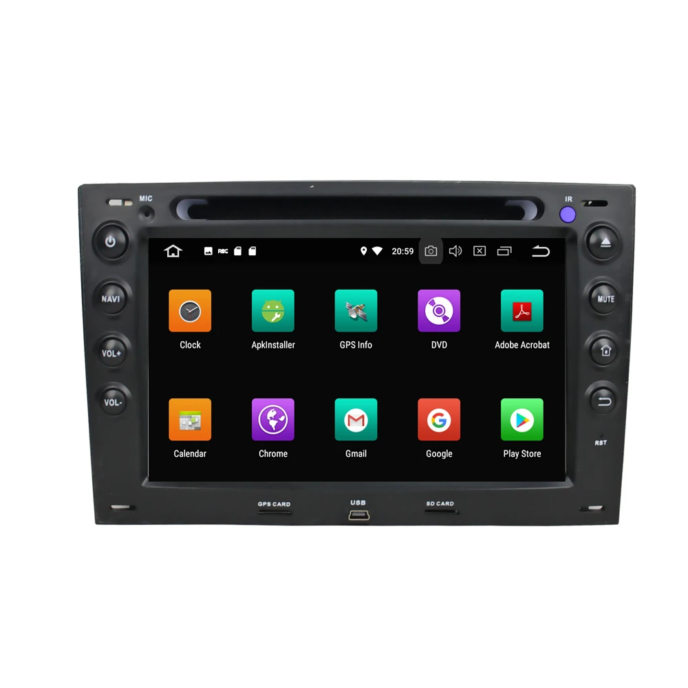 

KLYDE 7" 1 Din Android 8.0 Car Radio 8 Core For RENAULT Megane 2003-2009 Car Radio Multimedia Player Car Audio Stereo 1024*600