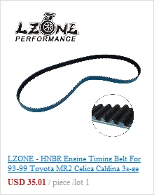 LZONE-(1 пара) регулируемый алюминиевый шкив Cam gear для Toyota 1JZ 2JZ DOHC двигатель красный JR6531R