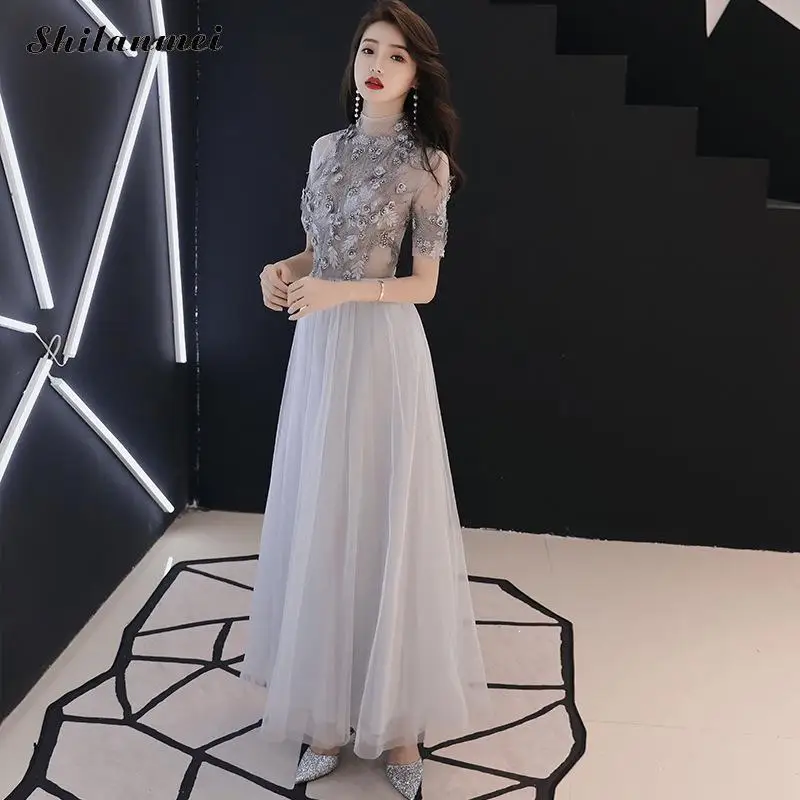 Летние шифоновые вечерние платья для женщин сексуальное прозрачное длинное