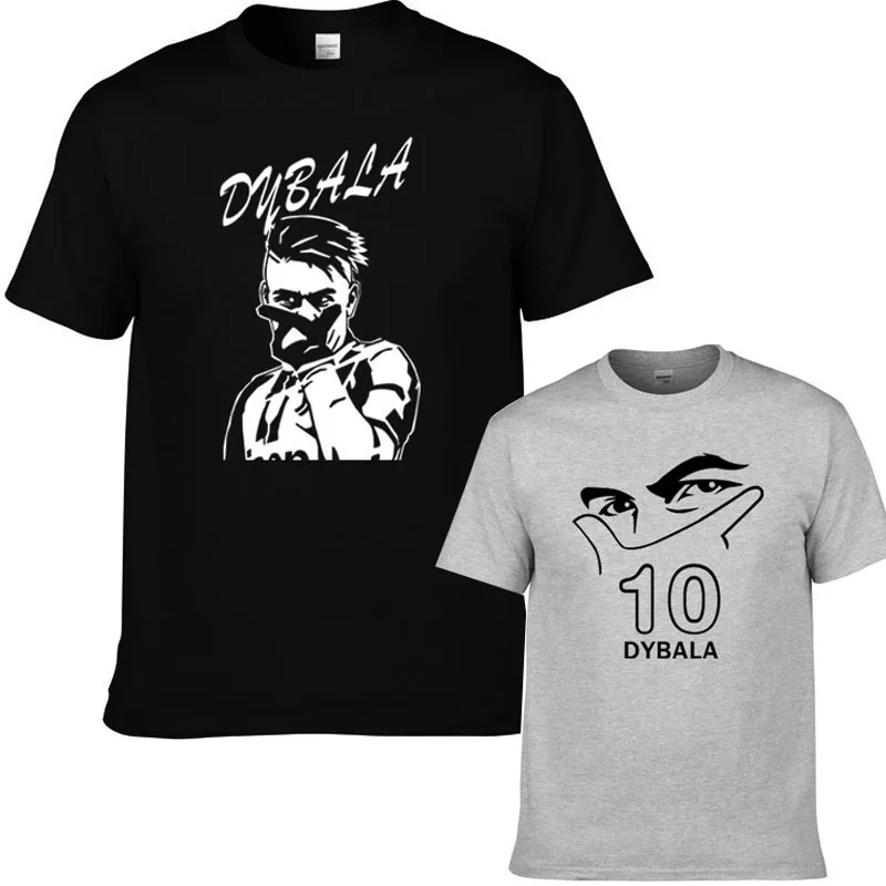 Лето Человек Аргентина Paulo Dybala для мужчин футболка крутой человек дизайн хлопок