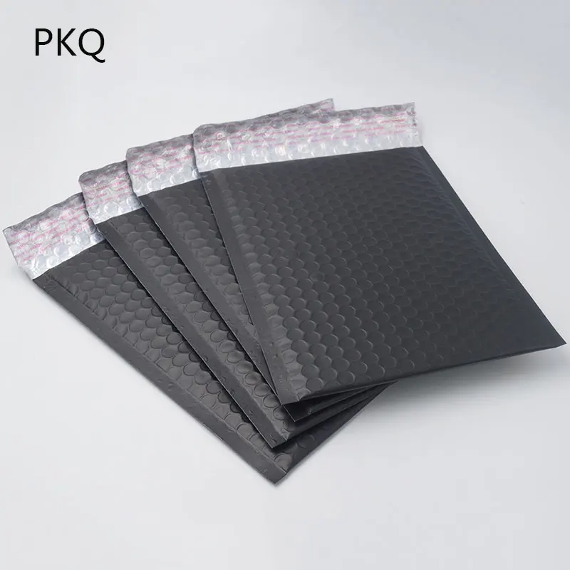Us 14 87 13 Off 30pcs High Quality Waterproof Matte Black Film Bubble Envelope Courier Bags Foam Foil Mailing Bag Cd Dvd Packaging Shipping In