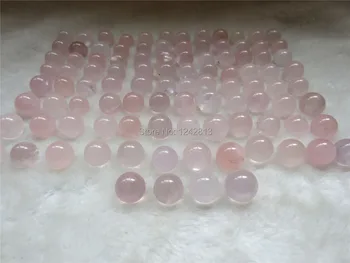 

wholesale lovely 10PC ice rose lustrate Belial natural quartz crystal sphere ball 30MM