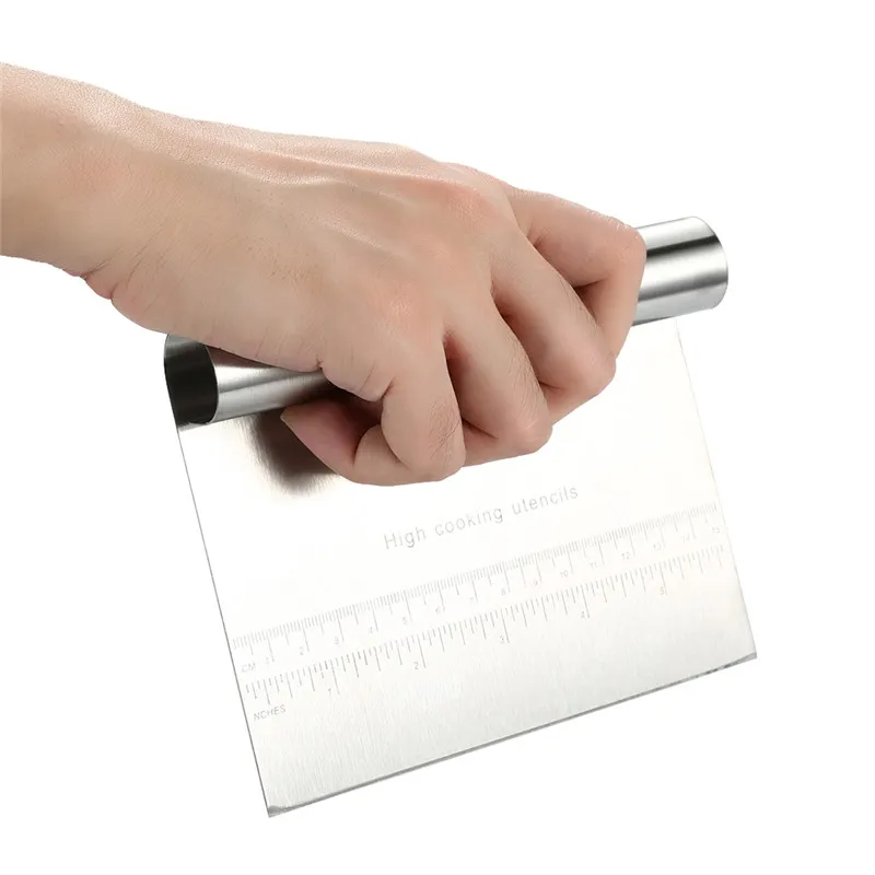  Multifunction Stainless Steel Flour Cutting Semicircle Flour Scraper Pastry Cutters With Bread Sepa