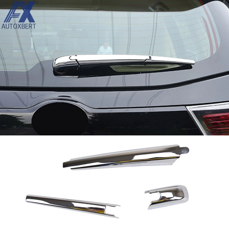 

AX Chrome Rear Window Wiper Arm Blade Cover Trim Nozzle Overlay Decoration For Toyota Highlander Kluger 2014 2015 2016 2017 2018