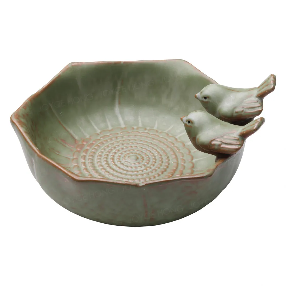 1PC Birds Bath Bowls Bird Food Bowls Birdfeeder Birds Feeder For
