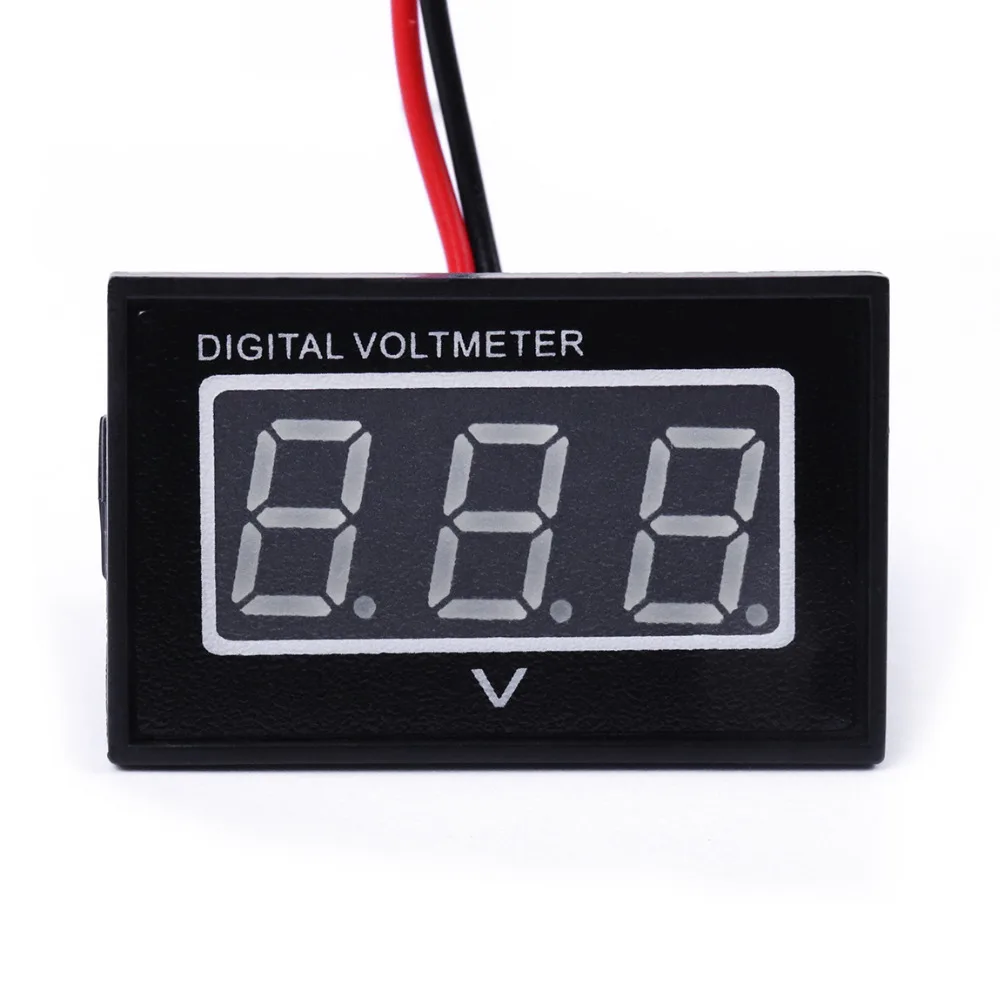 New Voltage Meters Tester Panel Meter Gauge Range DC 15V 120V with Blue
