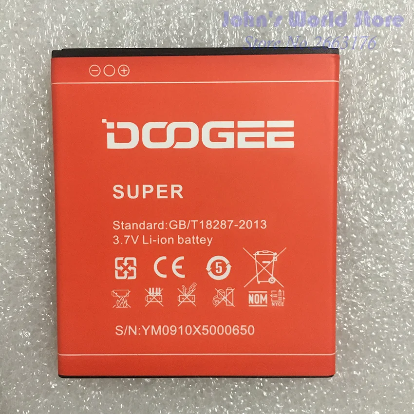 Высокая Емкость 3100 мАч красный цвет батарея Для DOOGEE X5/X5 Pro литий-ионная батарея для DOOGEE X5/x5 Pro смартфон Замена