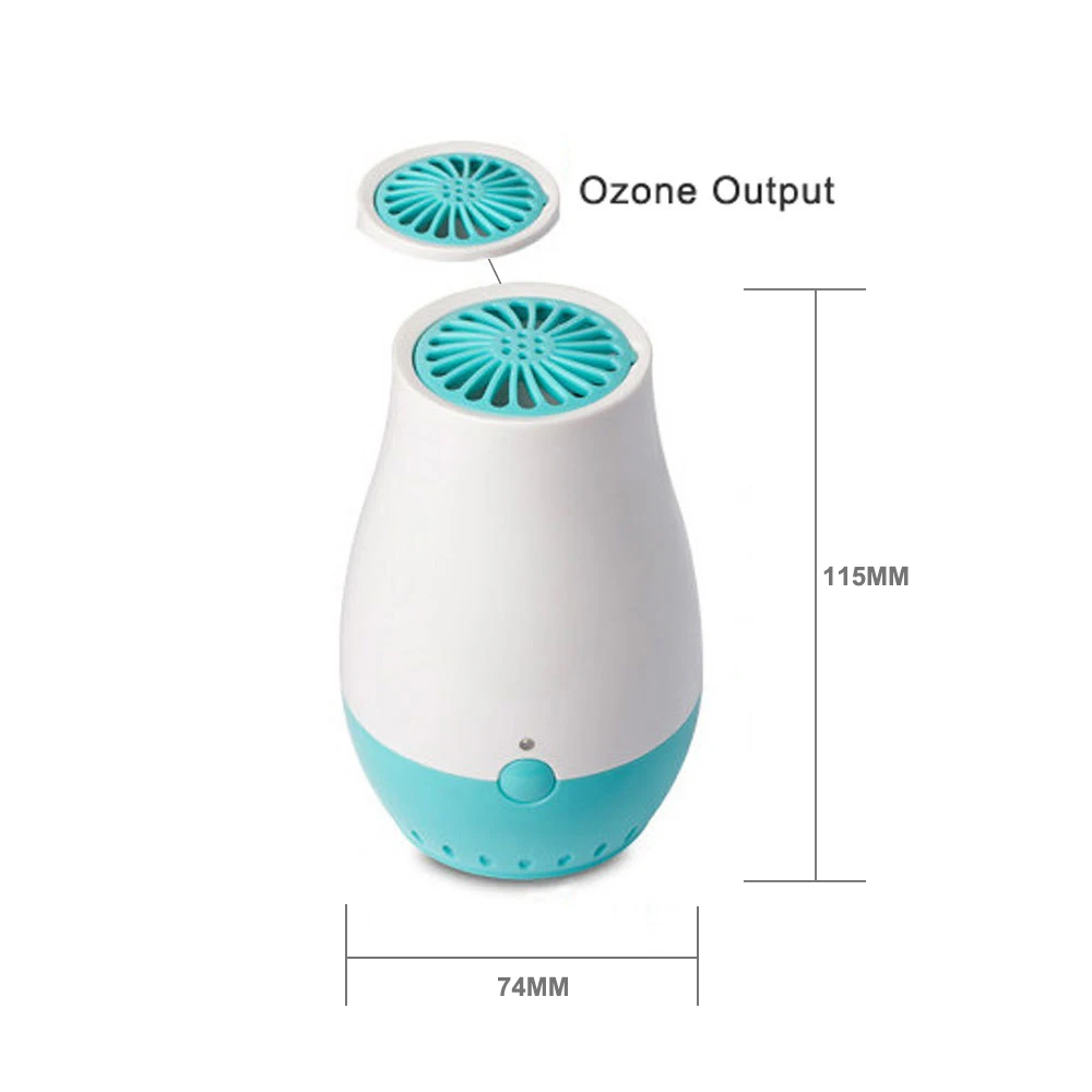 Home Ozone Air Purifier Generator Fridge Fruit Vegetables Shoe Wardrobe O3 Ionizer Sterilization Disinfect Fresh Air Purifier (17)