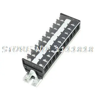 

660V 20A 10 Position Aluminum DIN Rail Base Screw Terminal Connector