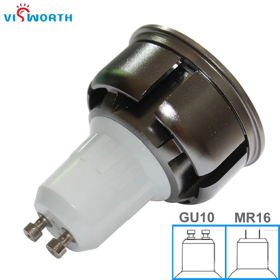 1 шт. светодиодная лампа GU10 MR16 G5.3 AC 110 В 220 в 240 В|led bulb|cold whiteled lamp |