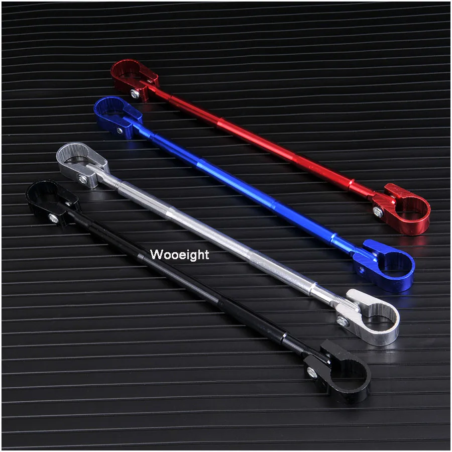 Wooieght 22mm Universal Motorcycle Motorbike Handlebar Trolley Adjustable Rod Balance Bar Cross Handle Reinforce Grips (2)