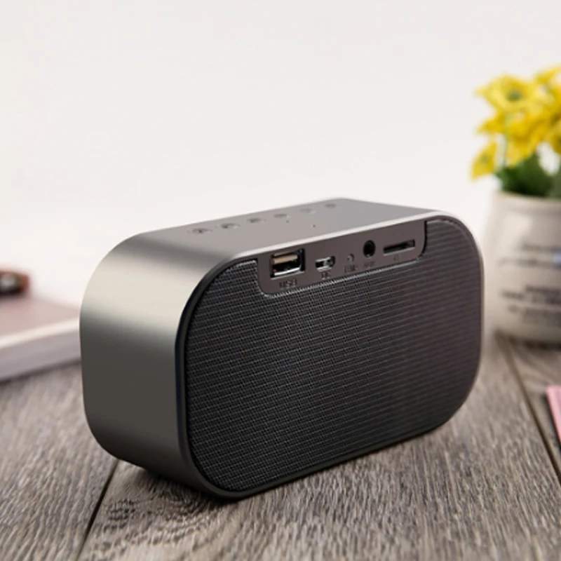 Светодиодный Будильник с fm радио беспроводной Bluetooth для офиса спальни динамик