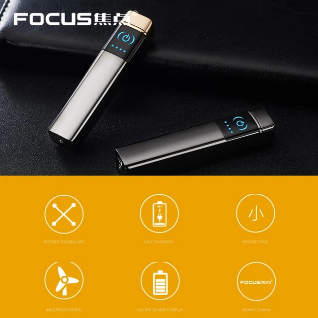 influenza kompakt Overtræder Cross Electric Arc Cigarette Lighter Finger Induction Plasma Electronic  Lighter Usb Power Display Fancy Novelty Cigar Lighters - Cigarette  Accessories - AliExpress