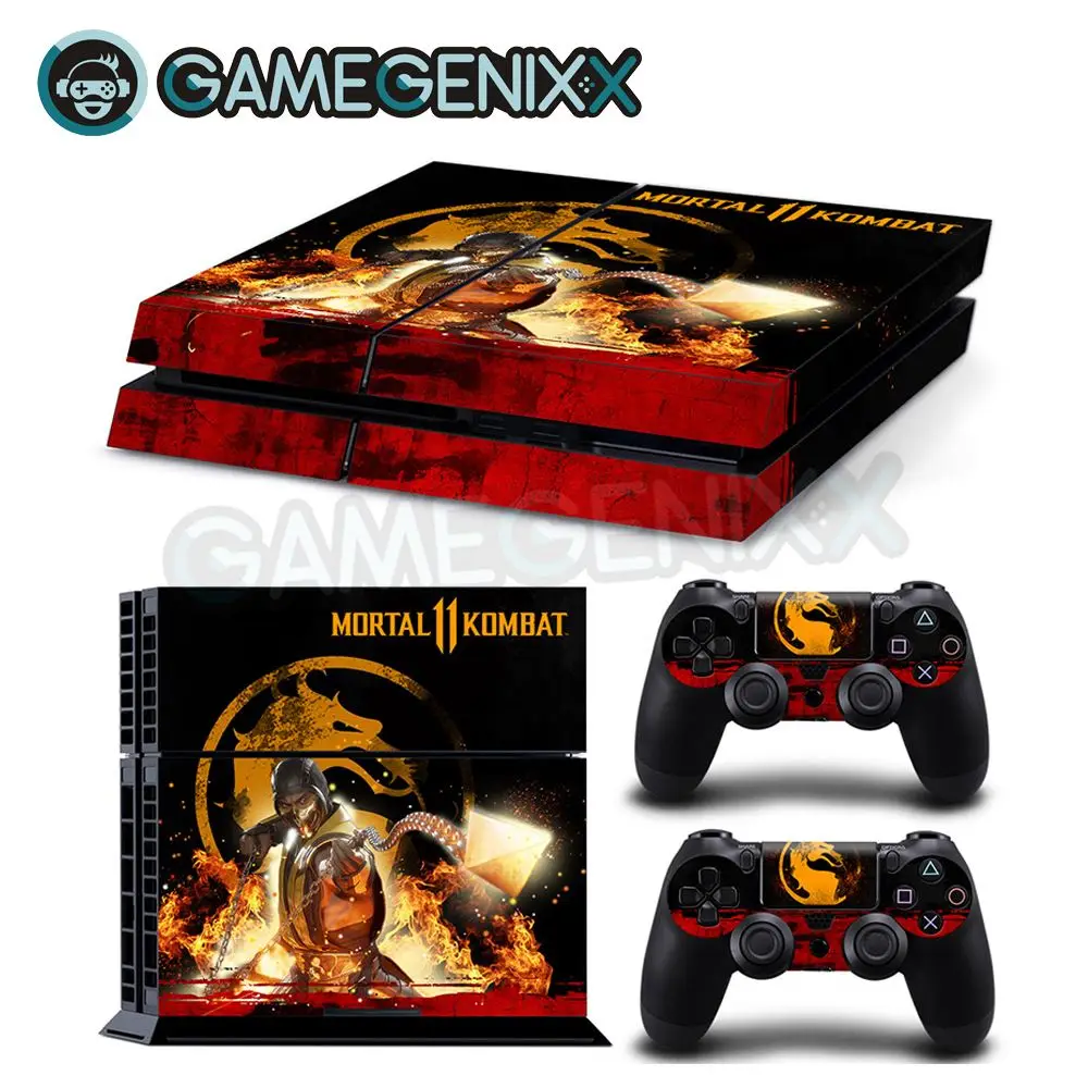 

GAMEGENIXX Skin Sticker Vinyl Decal for PS4 Console and 2 Controllers - Mortal Kombat