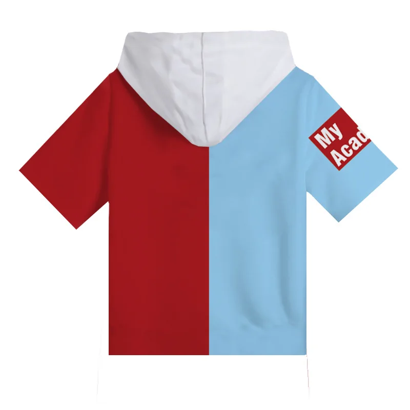 Cosroad Boku No My Hero Academia Cosplay Hoodie Todoroki Shoto Midoriya Izuku Costumes Men Women Short Sleeve Summer T-shirts 1 (3)