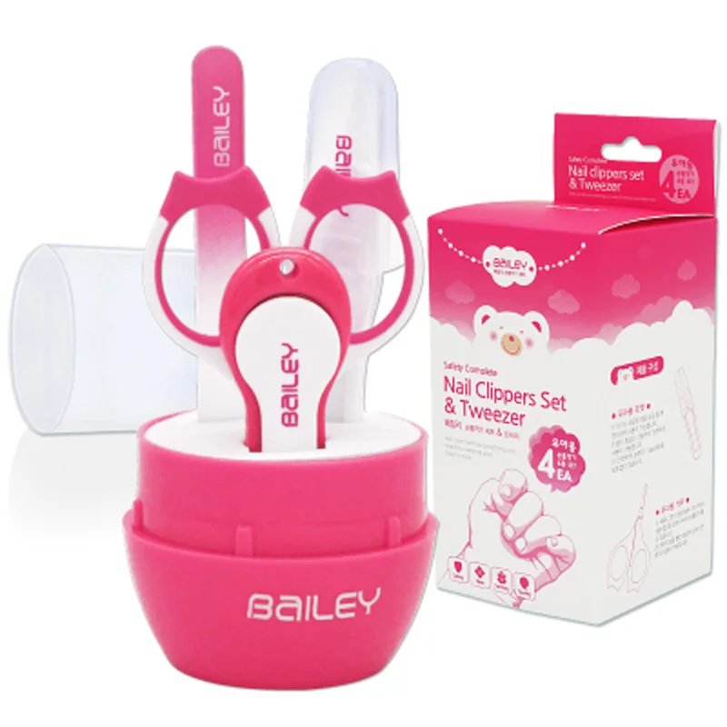 Baby Nail Scissors Set Lovely Nail Clippers Trimmer Newborn Baby Clipper Safety Scissors Care Suit Care Products