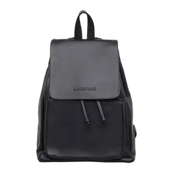 

LAKESTONE women's leather backpack CAMBERLEY BLACK