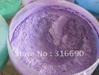 

Free Shipping 100% natural purple pearl pigment mica powder for make up 50g/lot