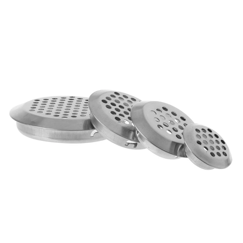 1PC Stainless Steel Air Vent Hole Ventilation Louver Round Shaped Venting Mesh Holes 19mm, 25mm, 29mm, 35mm, 53mm