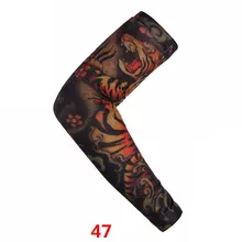 Новинка, 1 шт., солнцезащитный крем для рук, временная татуировка, рукава, УФ-защита, крутые рукава, манжеты, спортивные эластичные чулки, художественные гетры, гетры