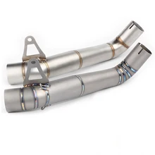 Titanium alloy Motorcycle Exhaust Middle Pipe Case for For Honda CBR1000 2008-2016 High Quality