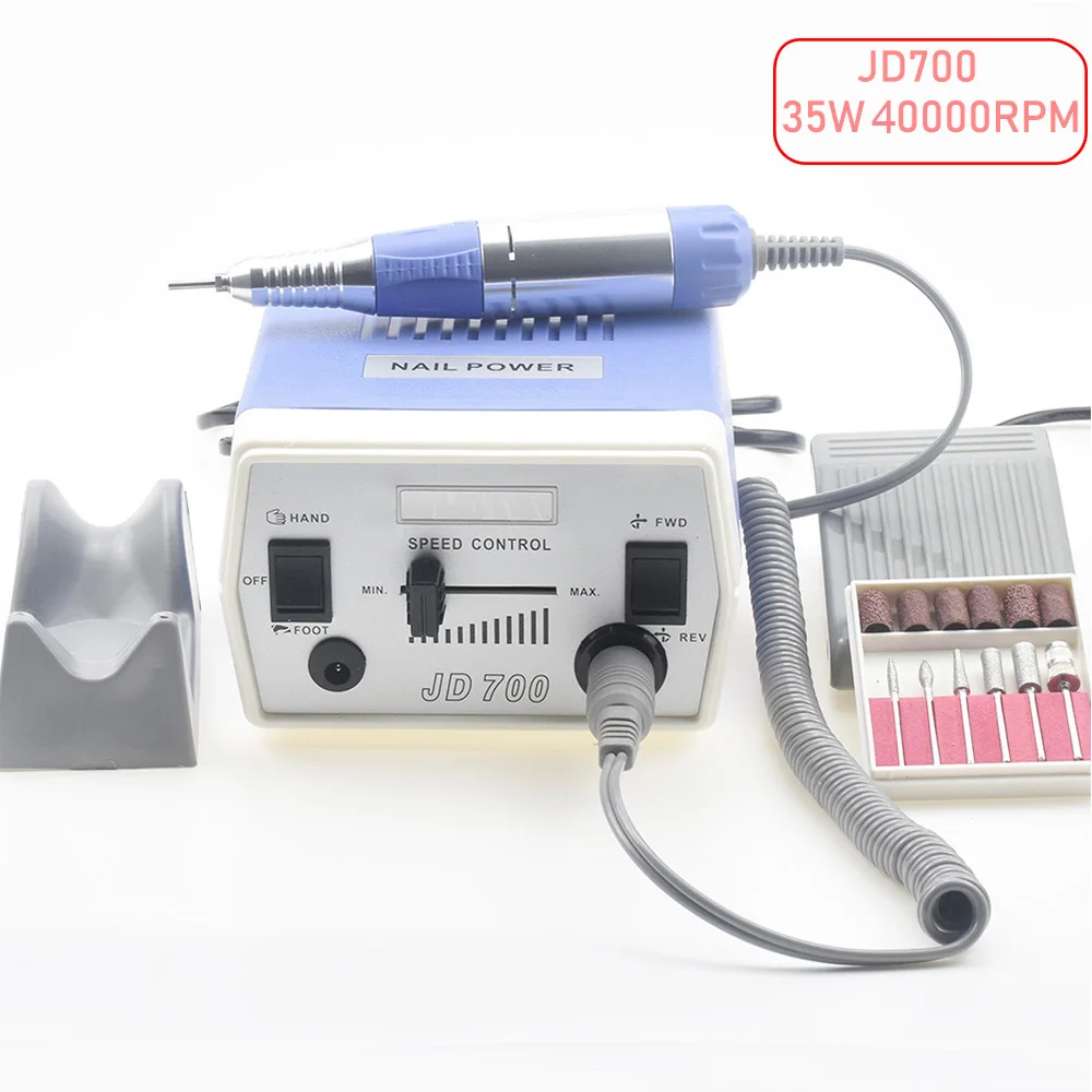

35W 40000RPM Electric Nail Drill Machine Manicure Pedicure Files Tools Kit Nail Polisher Grinding Glazing Machine For Gel Polish