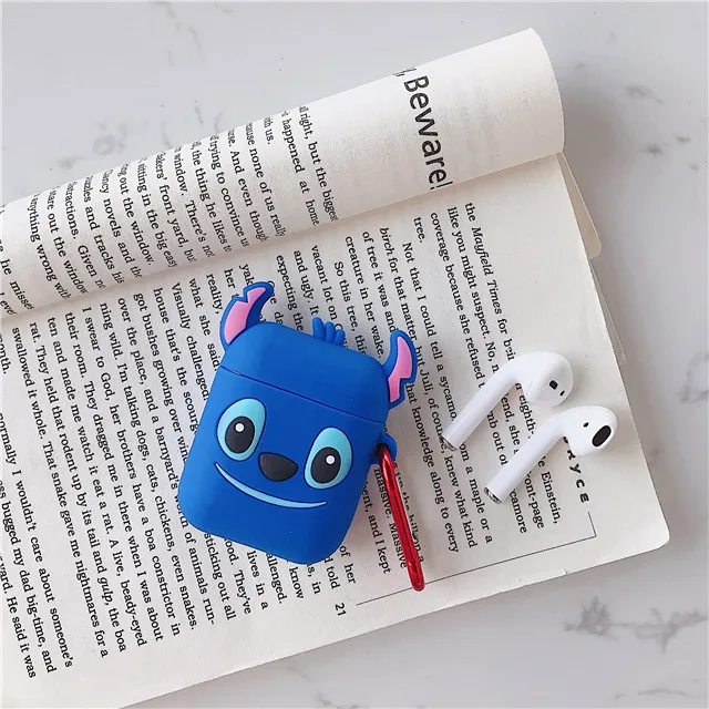 16 Мультяшные беспроводные Bluetooth наушники чехол для Apple AirPods силиконовые наушники для зарядки чехол с человеком-пауком Бэтменом - Цвет: 16