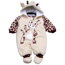 

Unisex Kid Baby Cute Warm Thick Cotton Jumpsuit Rompers Leotard Climbing Clothes