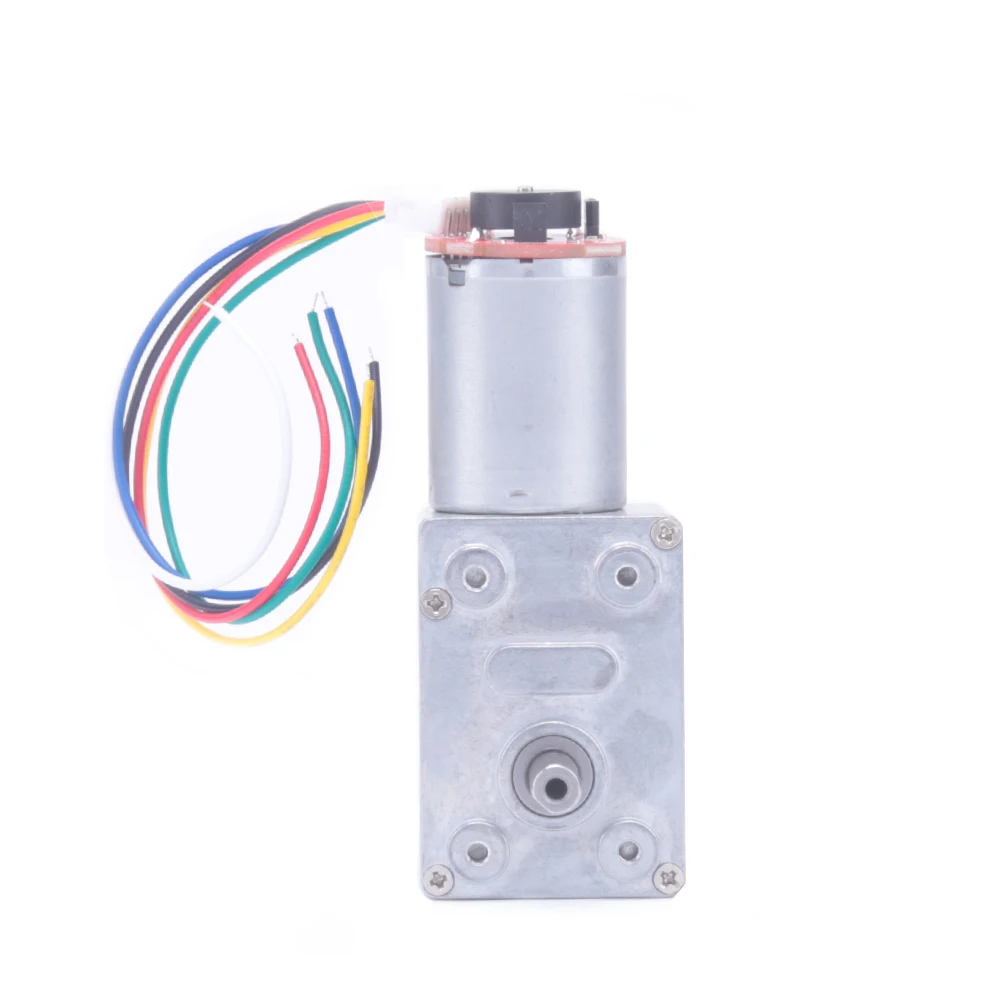 

DC 12V 100RPM Geared Motor High Torque Reduction Motor with Encoder Srong Self-locking