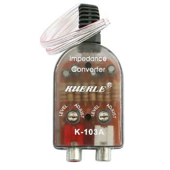 

12V Car Stereo Radio Converters Auto Speaker Car Subwoofer Amplifier High To Low Impedance Converter Car Audio