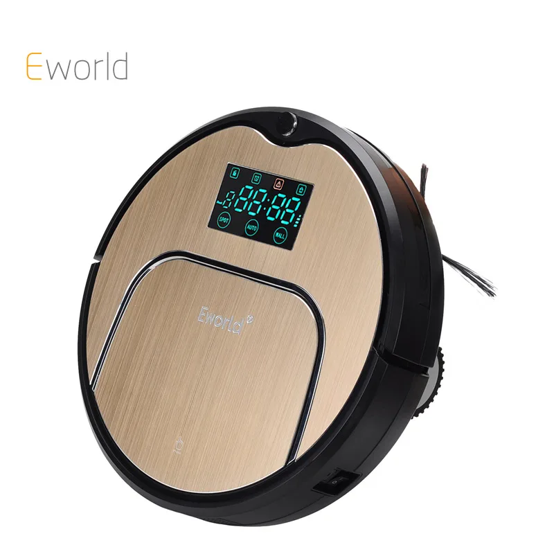 

Eworld Mop Robot Vacuum Cleaner for Home, M883 Golden lid HEPA Filter Sensor Remote Control Self Charge ROBOT ASPIRADOR For Home