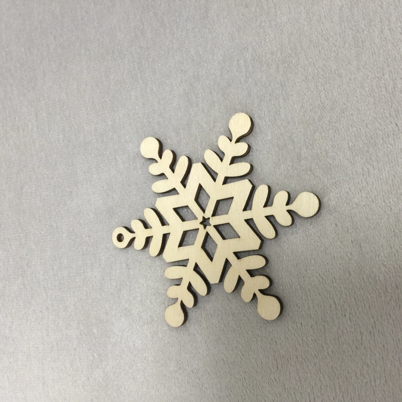 snowflake wooden decoration christmas decoration