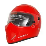 3Gloss Red Vcoros Стекловолоконный Полнолицевой мотоциклетный шлем с дополнительным козырьком мужской мотоциклетный Ретро шлем capacete de motocicleta - Цвет: 3Gloss Red