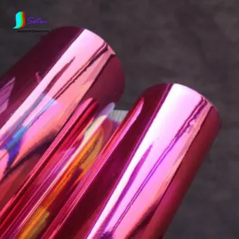 

Fashionable And Creative Colorful Oil Color Fabrics Mirror Color Laser Clothing Bag Waterproof Cloth 1meter/lot A0005M