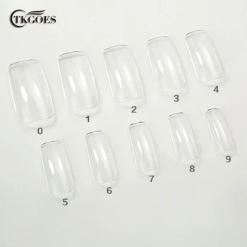 

500PCS Clear White Natural False Nail Tips Fake Nail Artificial Acrylic UV Gel Full False French Nail Art Tips