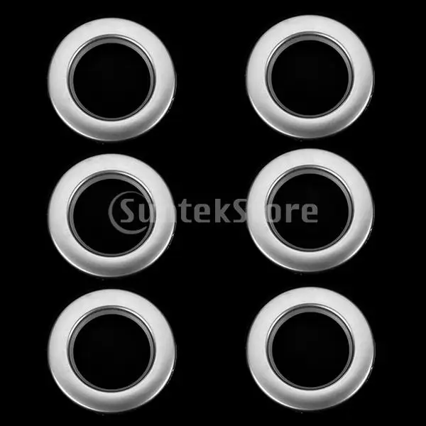

Free Shipping 6pcs Round Shape Plastic Ring for Eyelet Curtain Silvery