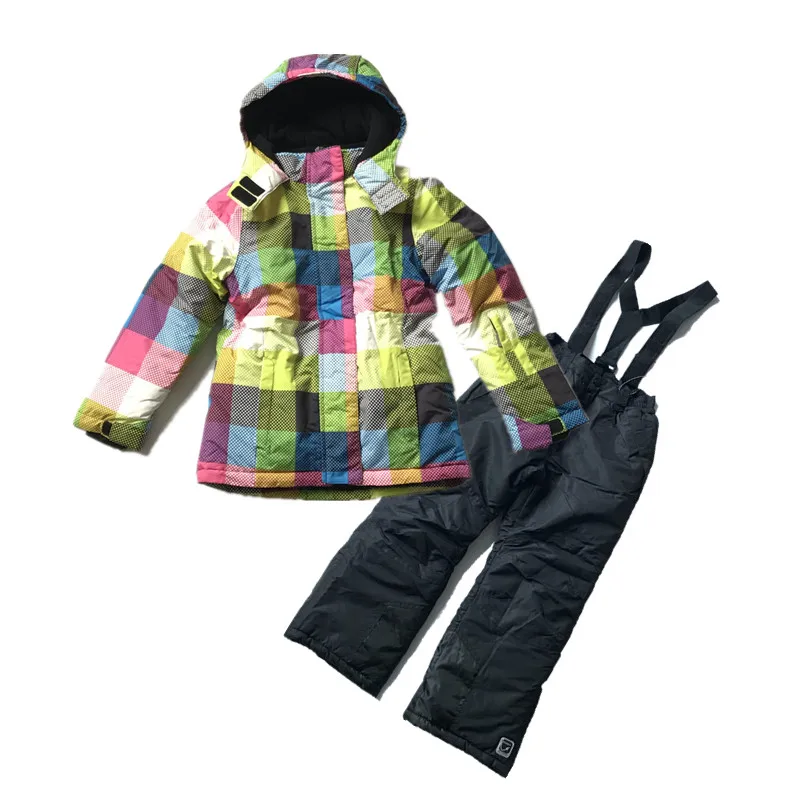 Sale !Children 's ski suit suit foreign trade of the original single - padded winter coat thicker plus warm Jackets резиновые сапоги детские foreign trade children s shoes