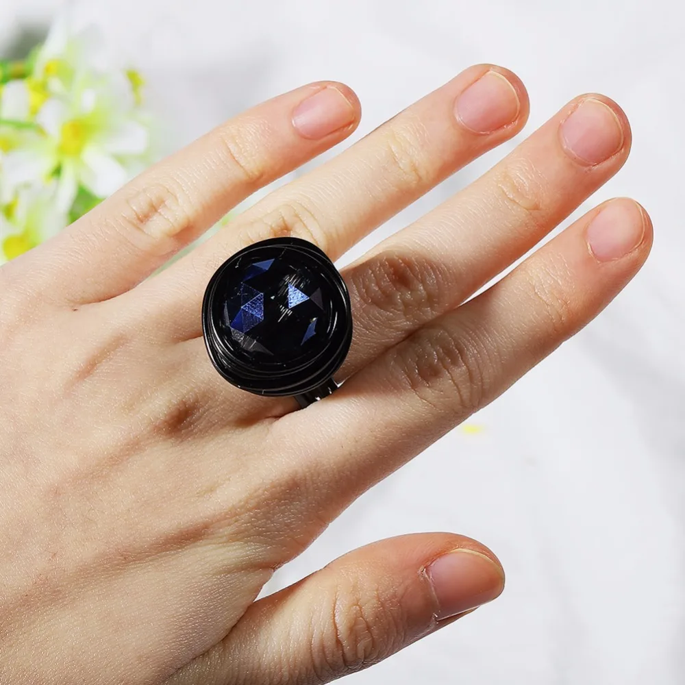 Dvacaman Love Wedding Rings Blue Crystal Finger Rings Couple 2019 Boho Handmade Jewelry Ethnic Party Accessories Women Gifts A87