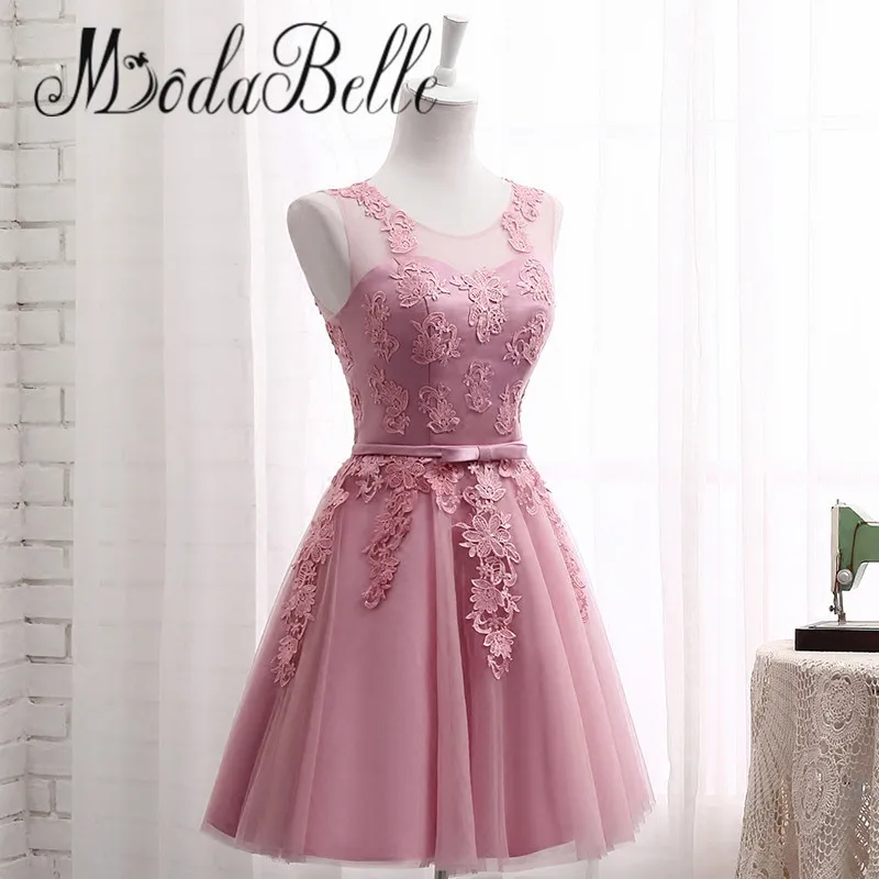 Modabelle кружевное пыльное розовое платье подружки невесты для свадьбы дешево D'honneur длинное строгое платье Вечерние Vestidos Adulto