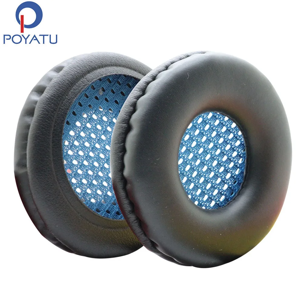 

Poyatu Earpads For Skullcandy Hesh Hesh 2 Hesh2 Hesh 2.0 Headphones Replacement Ear Cushions Earbuds Ear pads Black+Blue