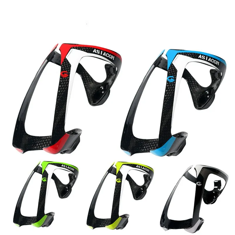 

ASIACOM Light Bicycle Bottle Holder Full Carbon Fiber Mountain Road Bike Water Bottle Cage Cup Holder Kettle Frame Bike Parts